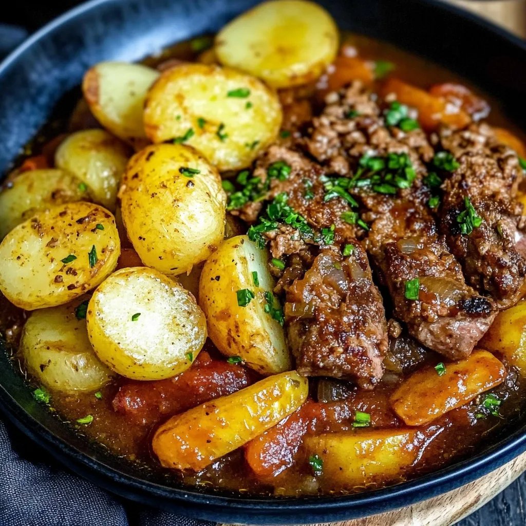 Bauerntopf mit Hackfleisch und Kartoffeln
