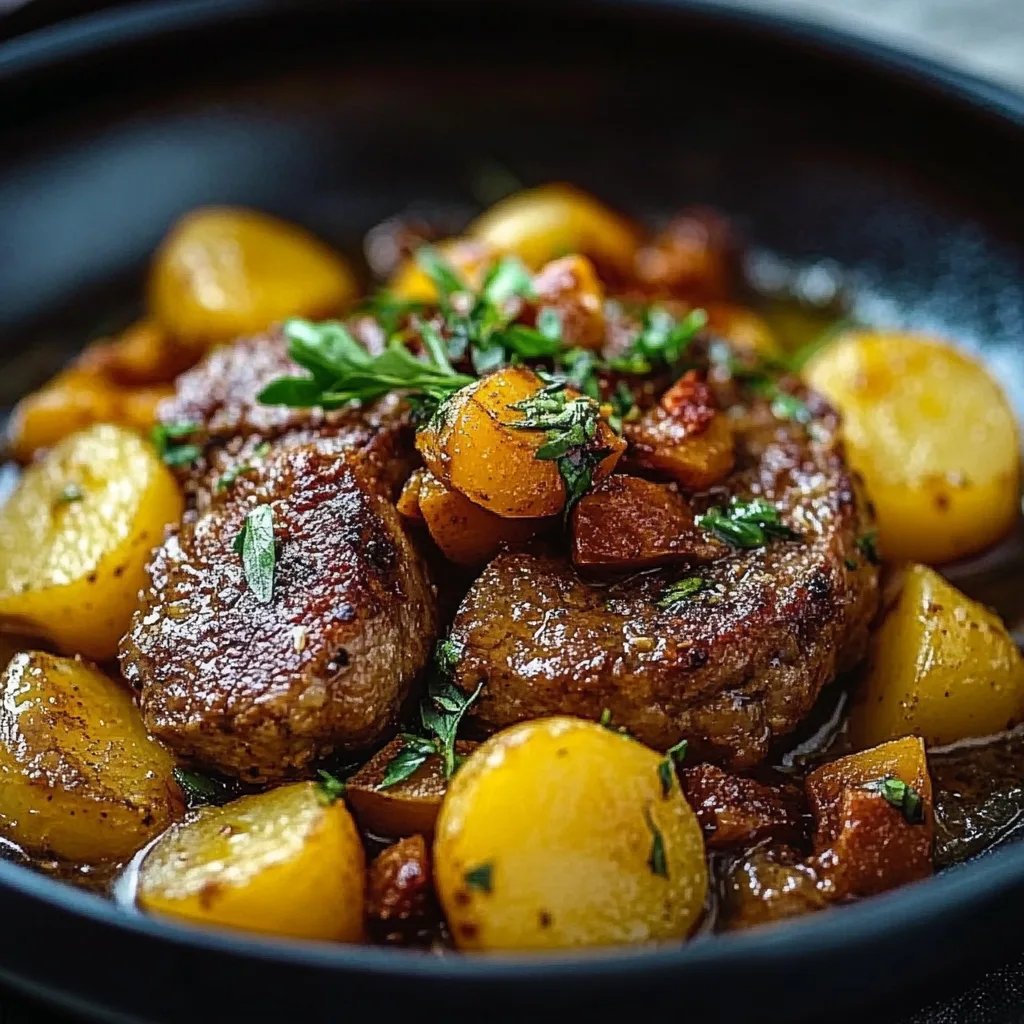 Bauerntopf mit Hackfleisch, Kartoffeln & Paprika