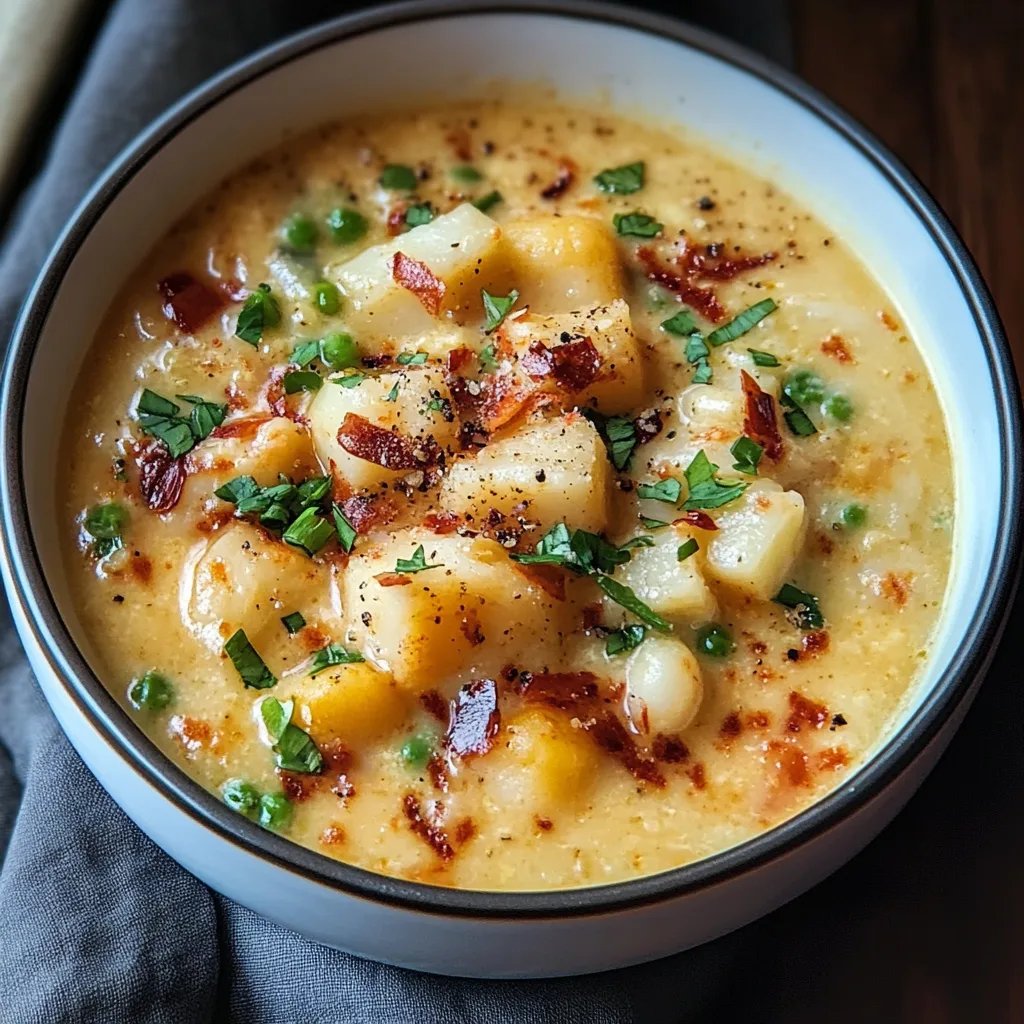 Reichlich Gebackene Kartoffelsuppe