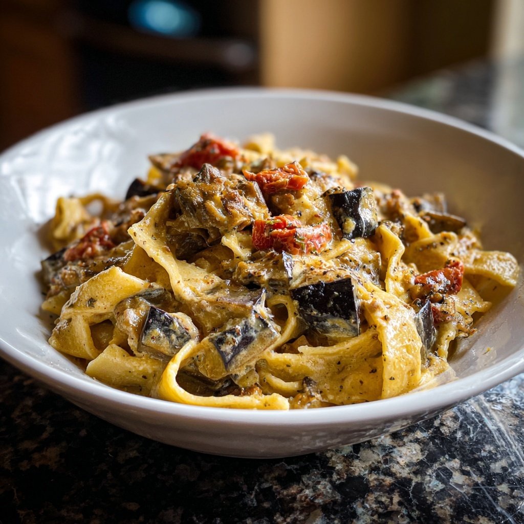 Internationale Küche Italienische Pasta alla Norma