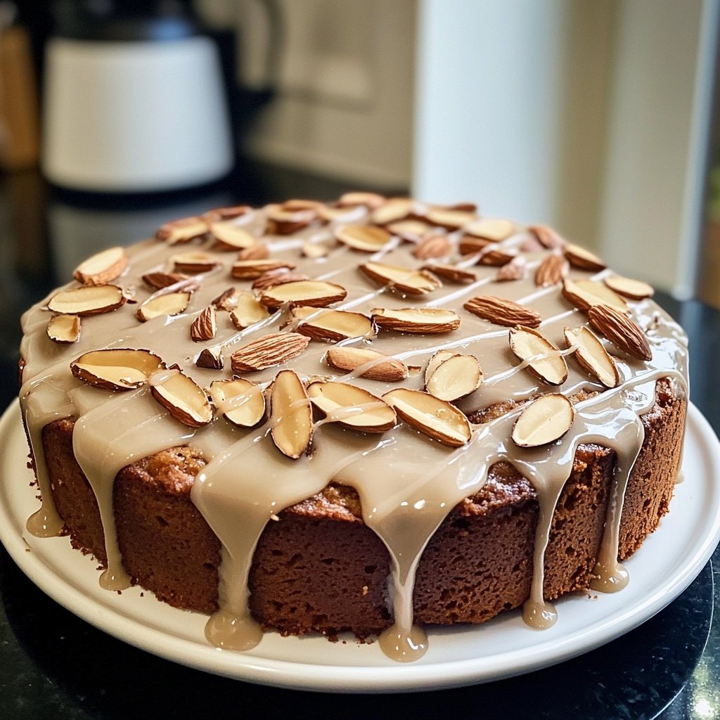 Vegane schwedische Mandeltorte