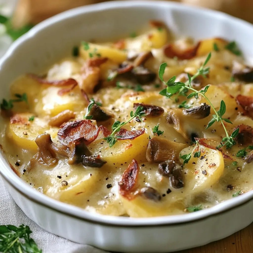 Kartoffel-Champignon-Auflauf