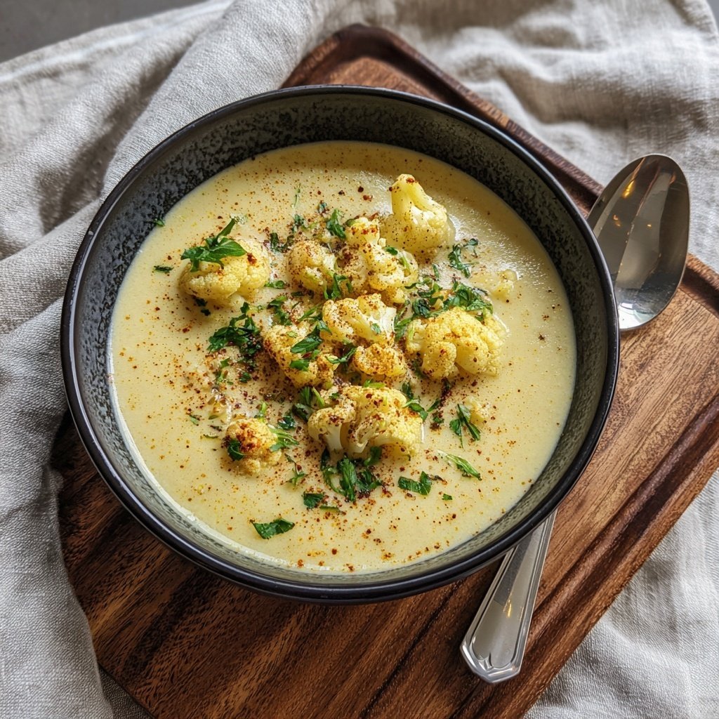 Blumenkohl Suppe Mit Muskat