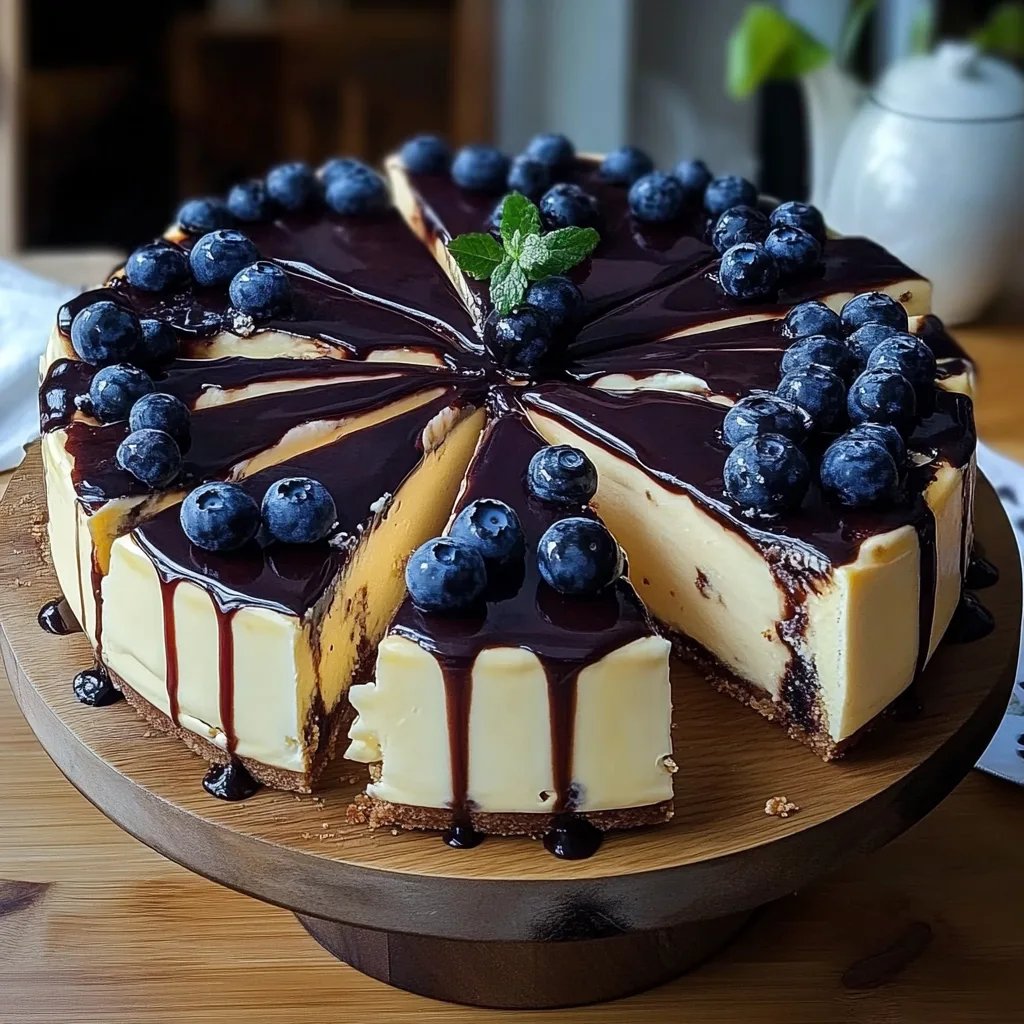 Blaubeer-Torte ohne Backen