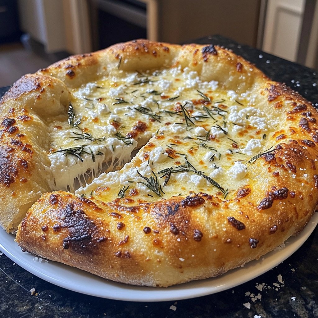 Pizza Bianca mit Rosmarin