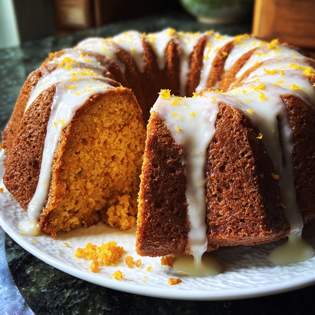 Karottenkuchen Mit Zitronenglasur